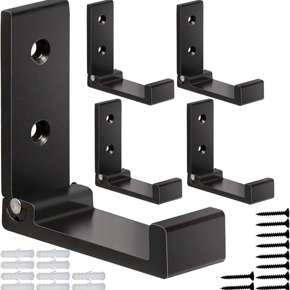 Folding Coat Hooks, 5Pcs Wall Hooks for Hanging Coat Towel Hooks Hardware Heavy